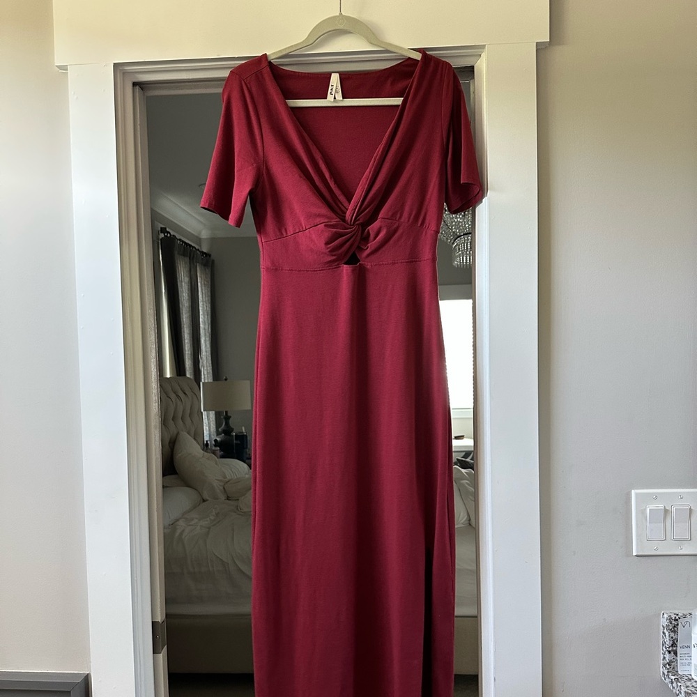 Pact Knotted Maxi Dress